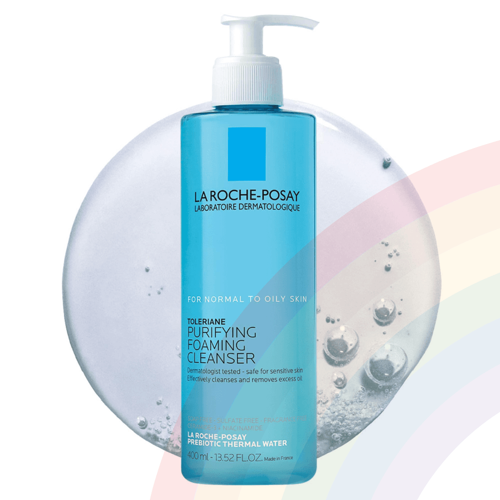 La Roche-Posay Toleriane Purifying Foaming Facial Cleanser – Oil-Free Face Wash with Niacinamide and Ceramides
