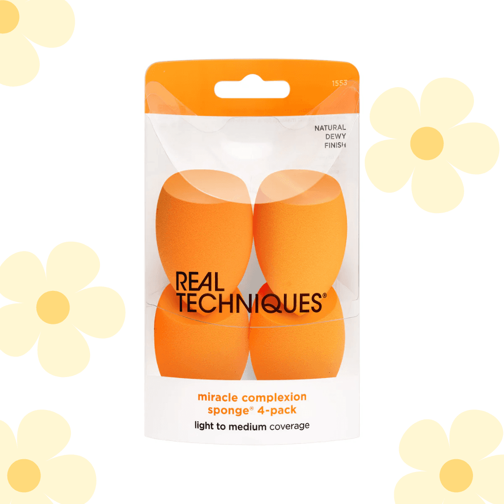 Real Techniques Miracle Complexion Sponge, Makeup Blender for Liquid and Cream Foundation