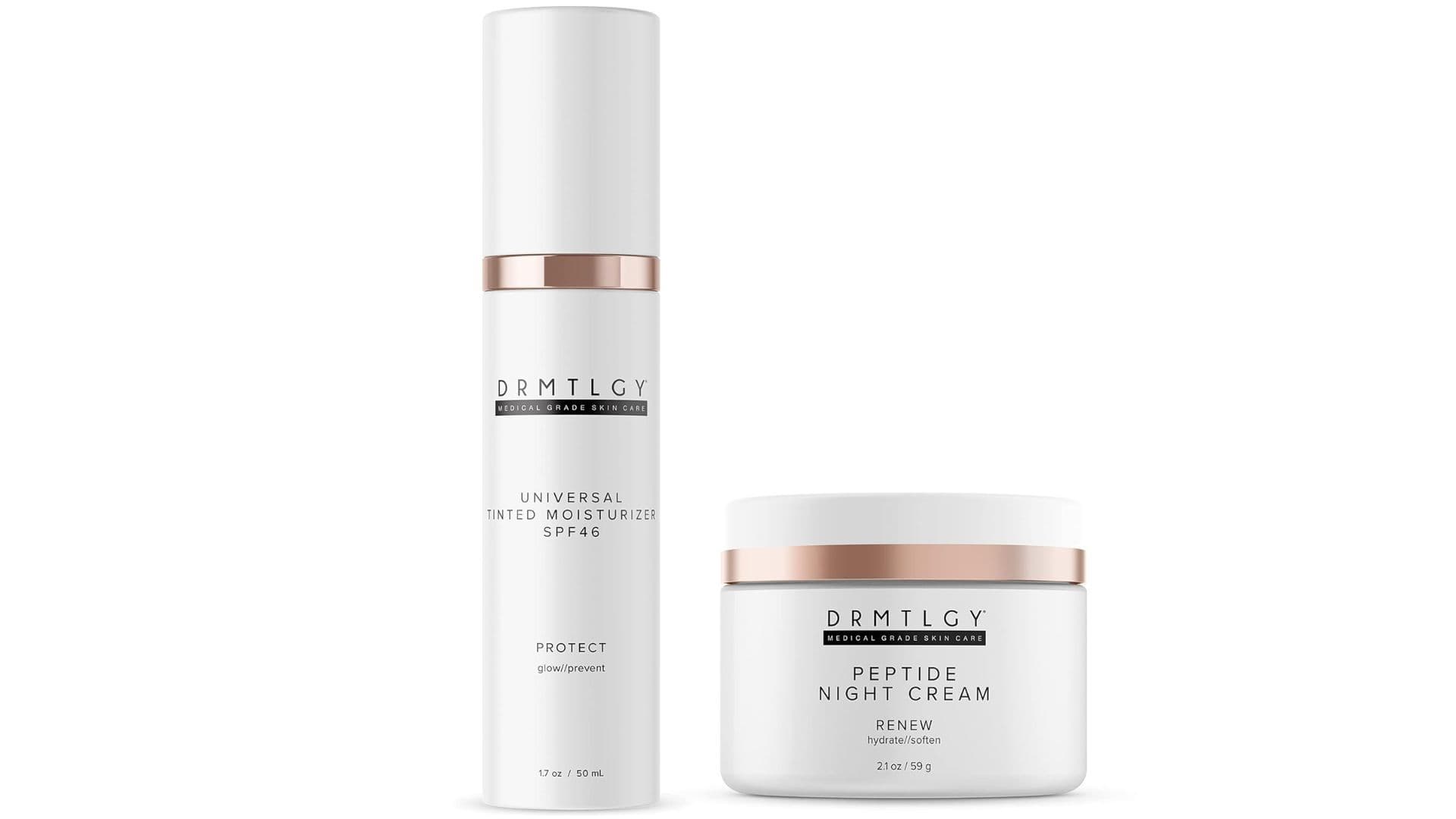 DRMTLGY Anti-Aging Tinted Moisturizer with SPF 46 - The Best All-in-One Sheer Coverage Sunscreen